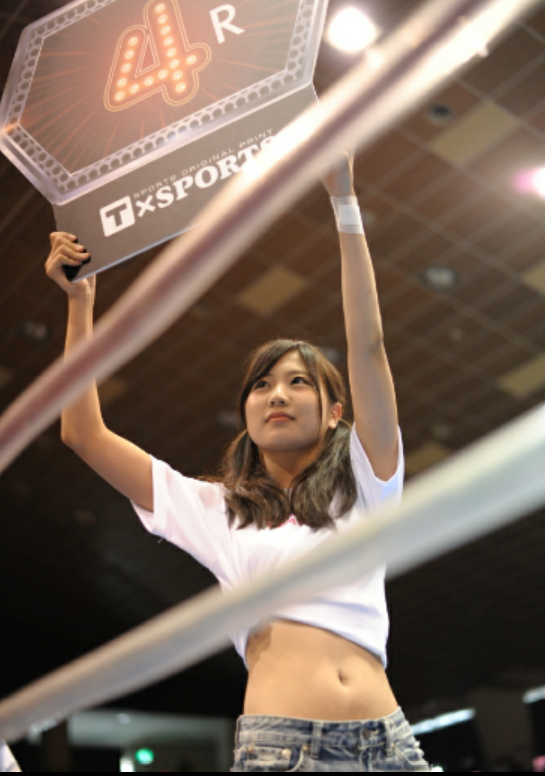 ラウンドガール Yuko Fitness Boxing Gym ユーケーオー フィットネス ボクシング ジム 福岡 博多 黒木 優子